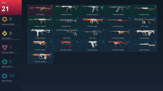 EU | Oni Phantom | Kingdom Spectre | Hivemind Spectre | Hivemind Vandal | 21 Skin | 13 Agent | 26 Buddy | Lv1