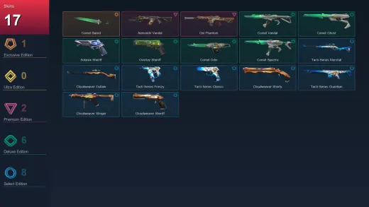 EU | Comet Sword | Aemondir Vandal | Oni Phantom | Comet Vandal | 17 Skin | 28 Agent | 60 Buddy | Lv98