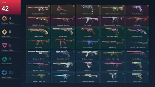 AP | Mystbloom Phantom | .SYS Melee | Kuronami Sheriff | RGX 11z Pro Phantom | 42 Skin | 25 Agent | 77 Buddy | Lv244
