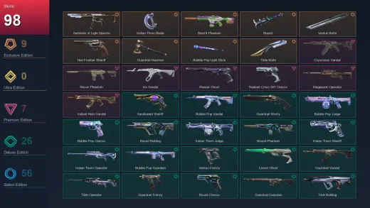 EU | Sentinels of Light Spectre | Iridian Thorn Blade | BlastX Phantom | Bound | 98 Skin | 27 Agent | 129 Buddy | Lv252