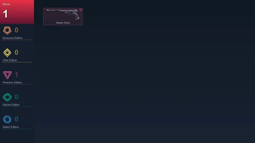EU | Reaver Ghost | 1 Skin | 8 Agent | 4 Buddy | Lv22