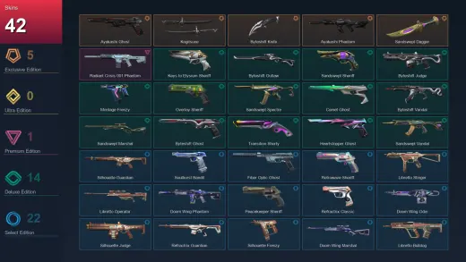 AP | Ayakashi Ghost | Kogitsune | Byteshift Knife | Ayakashi Phantom | 42 Skin | 29 Agent | 97 Buddy | Lv271