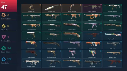 BR | Genesis Arc | Kingdom Knife | Velocity Karambit | Recon Phantom | 47 Skin | 18 Agent | 60 Buddy | Lv43
