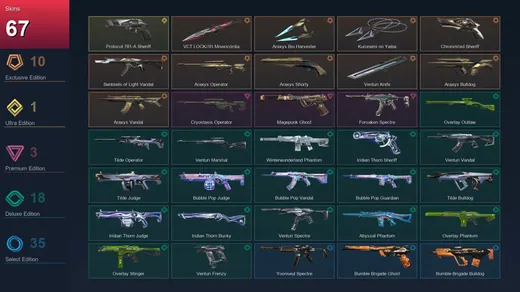 EU | VCT LOCK//IN Misericórdia | Araxys Bio Harvester | Kuronami no Yaiba | ChronoVoid Sheriff | 67 Skin | 27 Agent | 70 Buddy | Lv89