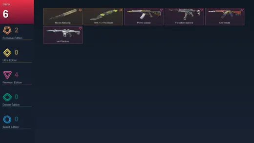 EU | Recon Balisong | RGX 11z Pro Blade | Prime Vandal | Forsaken Spectre | 6 Skin | 20 Agent | 33 Buddy | Lv68