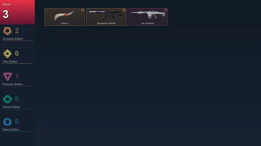 EU | Catrina | Singularity Vandal | Ion Phantom | 3 Skin | 14 Agent | 13 Buddy | Lv31
