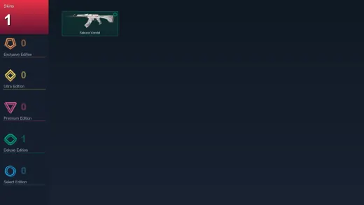 NA | Sakura Vandal | 1 Skin | 8 Agent | 12 Buddy | Lv27