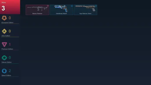 AP | Reaver Phantom | Nanobreak Sheriff | Soul Silencer Ghost | 3 Skin | 17 Agent | 28 Buddy | Lv63