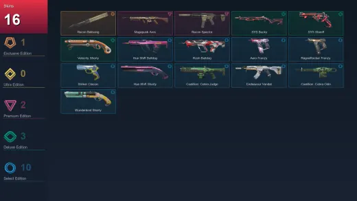 AP | Recon Balisong | Magepunk Ares | Recon Spectre | .SYS Bucky | 16 Skin | 24 Agent | 54 Buddy | Lv146