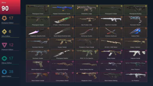 EU | 5 Years // Beta Remastered Knife | Neo Frontier Odin | Spectrum Guardian | Kuronami Sheriff | 90 Skin | 27 Agent | 98 Buddy | Diamond I | Lv160