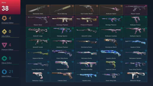 EU | Xenohunter Knife | Recon Balisong | Neo Frontier Sheriff | Shellspire Sword | 38 Skin | 21 Agent | 35 Buddy | Lv54