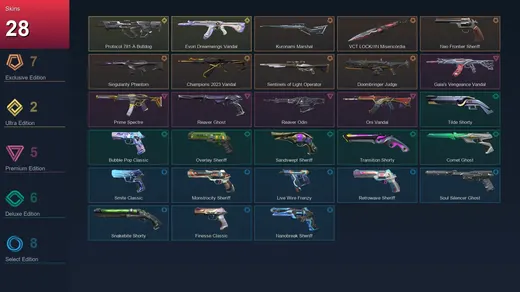 AP | Kuronami Marshal | VCT LOCK//IN Misericórdia | Neo Frontier Sheriff | Singularity Phantom | 28 Skin | 26 Agent | 80 Buddy | Platinum I | Lv221 — Valorant account
