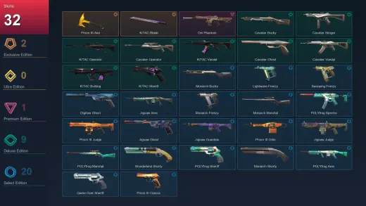 AP | Prism III Axe | K/TAC Blade | Oni Phantom | Cavalier Bucky | 32 Skin | 24 Agent | 53 Buddy | Lv108