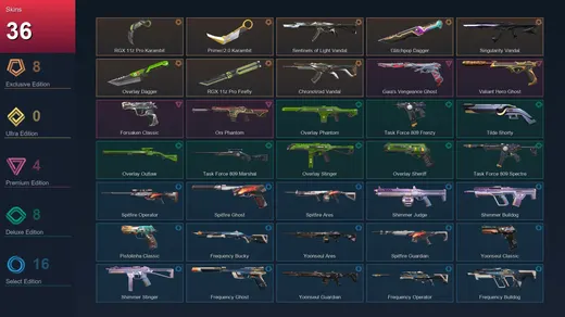 AP | RGX 11z Pro Karambit | Prime//2.0 Karambit | Sentinels of Light Vandal | Glitchpop Dagger | 36 Skin | 18 Agent | 34 Buddy | Lv70 — Valorant account