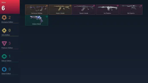 AP | Nocturnum Bulldog | Araxys Vandal | Reaver Vandal | Ion Phantom | 6 Skin | 15 Agent | 18 Buddy | Lv40