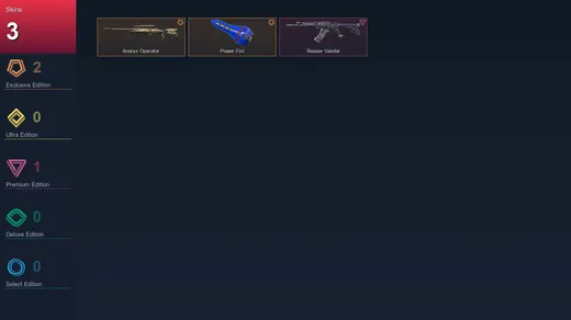 AP | Araxys Operator | Power Fist | Reaver Vandal | 3 Skin | 12 Agent | 10 Buddy | Lv36 — Valorant account