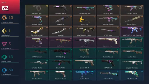 LA | Singularity Sheriff | Glitchpop Operator | Glitchpop Frenzy | Glitchpop Vandal | 62 Skin | 29 Agent | 108 Buddy | Lv234