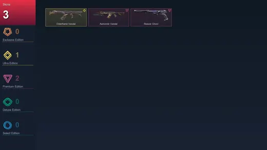 AP | Elderflame Vandal | Aemondir Vandal | Reaver Ghost | 3 Skin | 18 Agent | 26 Buddy | Lv90