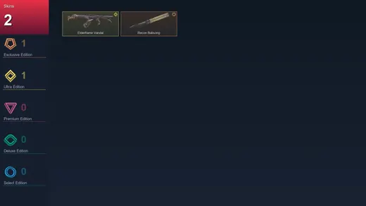 EU | Recon Balisong | Elderflame Vandal | 2 Skin | 11 Agent | 14 Buddy | Lv37
