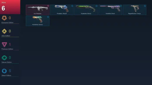 EU | Ion Phantom | Protektor Sheriff | Snakebite Shorty | Vendetta Ghost | 6 Skin | 21 Agent | 50 Buddy | Lv91 — Valorant account