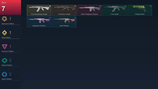 AP | Primordium Vandal | Evori Dreamwings Vandal | Gaia's Vengeance Phantom | Luna Vandal | 7 Skin | 18 Agent | 21 Buddy | Lv51 — Valorant account