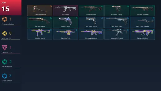 EU | Guardrail Hammer | Ion Vandal | Guardrail Vandal | Guardrail Frenzy | 15 Skin | 23 Agent | 36 Buddy | Lv85