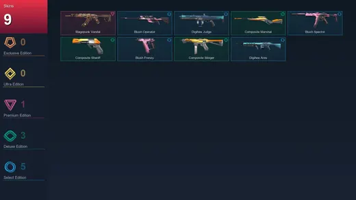 EU | Magepunk Vandal | Composite Marshal | Composite Sheriff | Composite Stinger | 9 Skin | 12 Agent | 18 Buddy | Lv33 — Valorant account