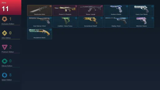 LA | Xenohunter Knife | Prime//2.0 Phantom | Reaver Vandal | Soulburst Bandit | 11 Skin | 29 Agent | 56 Buddy | Lv152