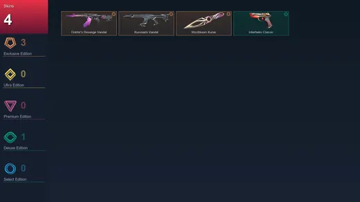 BR | Dolmir's Revenge Vandal | Kuronami Vandal | Mystbloom Kunai | Interhelm Classic | 4 Skin | 15 Agent | 9 Buddy | Lv42 — Valorant account