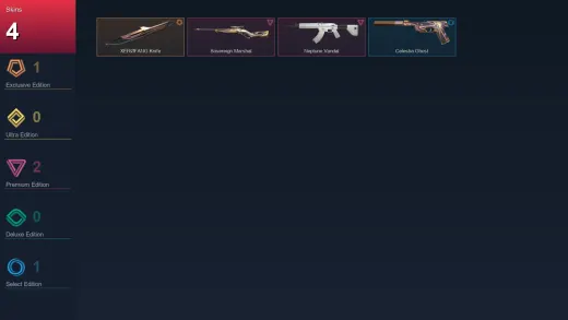EU | XERØFANG Knife | Sovereign Marshal | Neptune Vandal | Celestia Ghost | 4 Skin | 15 Agent | 19 Buddy | Lv43