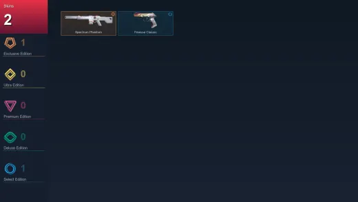 NA | Spectrum Phantom | Finesse Classic | 2 Skin | 19 Agent | 49 Buddy | Lv83