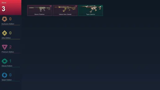 BR | Recon Phantom | Valiant Hero Vandal | Tigris Spectre | 3 Skin | 14 Agent | 20 Buddy | Lv39 — Valorant account