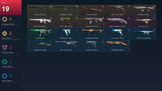 AP | Overdrive Blade | Neo Frontier Sheriff | Divergence Judge | Spectrum Phantom | 19 Skin | 20 Agent | 42 Buddy | Lv73