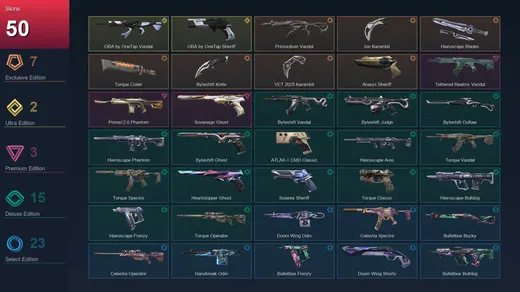 EU | Primordium Vandal | Ion Karambit | Hieroscape Blades | Torque Coiler | 50 Skin | 29 Agent | 61 Buddy | Lv149