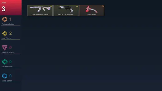 AP | Gaia's Wrath | Evori Dreamwings Vandal | ORA by OneTap Sheriff | 3 Skin | 8 Agent | 3 Buddy | Lv21 — Valorant account