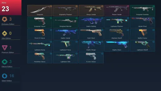 EU | Songsteel | Singularity Phantom | Araxys Vandal | Reaver Vandal | 23 Skin | 19 Agent | 50 Buddy | Lv137