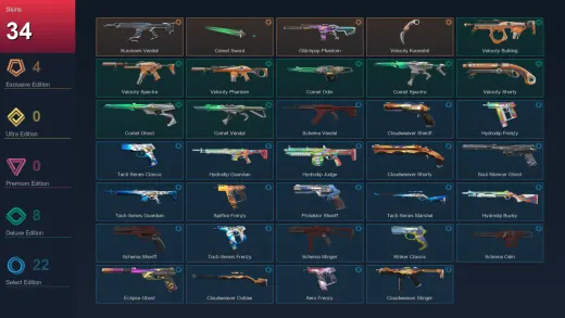 EU | Kuronami Vandal | Comet Sword | Glitchpop Phantom | Velocity Karambit | 34 Skin | 26 Agent | 78 Buddy | Lv144