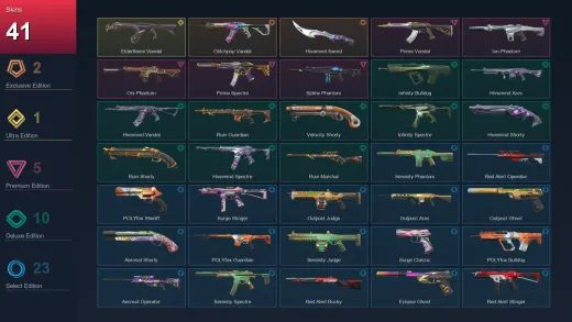 AP | Glitchpop Vandal | Hivemind Sword | Elderflame Vandal | Prime Vandal | 41 Skin | 24 Agent | 74 Buddy | Lv98