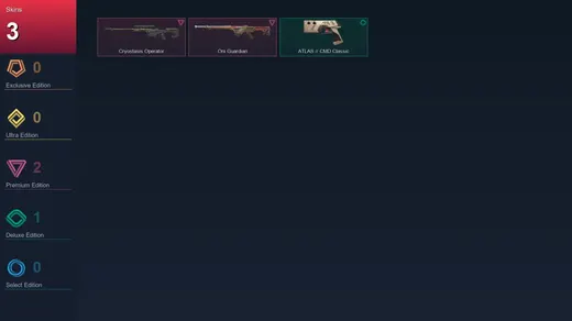 EU | Cryostasis Operator | Oni Guardian | ATLAS // CMD Classic | 3 Skin | 9 Agent | 20 Buddy | Iron III | Lv43