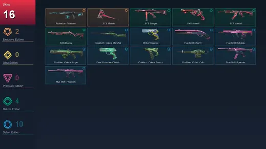 AP | Ruination Phantom | .SYS Melee | .SYS Stinger | .SYS Sheriff | 16 Skin | 21 Agent | 31 Buddy | Lv104 — Valorant account