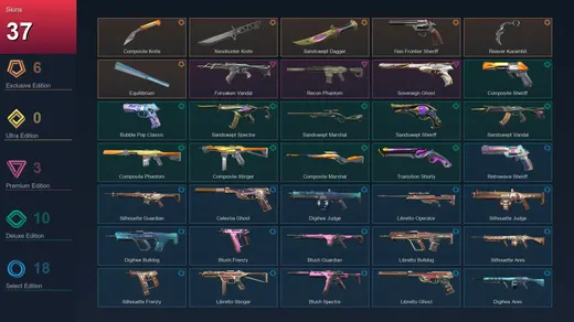 AP | Composite Knife | Xenohunter Knife | Sandswept Dagger | Neo Frontier Sheriff | 37 Skin | 28 Agent | 66 Buddy | Lv190 — Valorant account