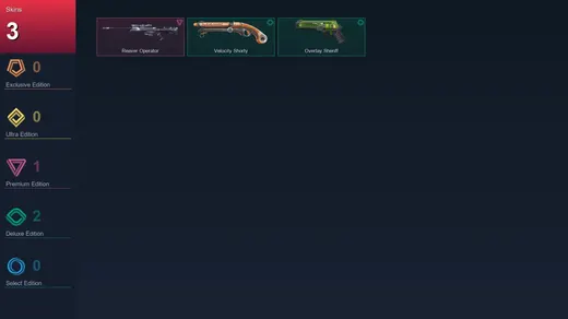 AP | Reaver Operator | Velocity Shorty | Overlay Sheriff | 3 Skin | 19 Agent | 26 Buddy | Lv67