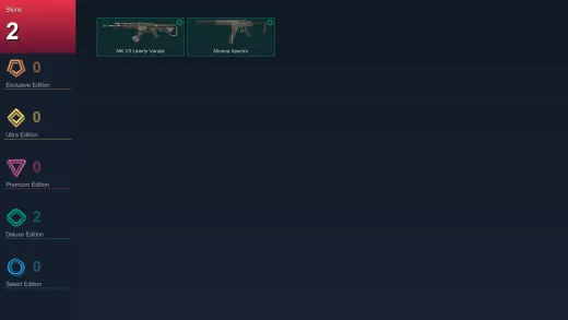 AP | MK.VII Liberty Vandal | Minima Spectre | 2 Skin | 9 Agent | 12 Buddy | Lv30