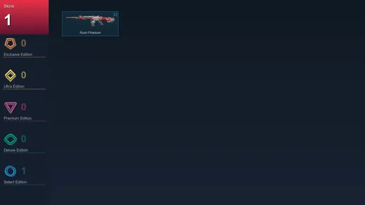EU | Rush Phantom | 1 Skin | 11 Agent | 6 Buddy | Lv27
