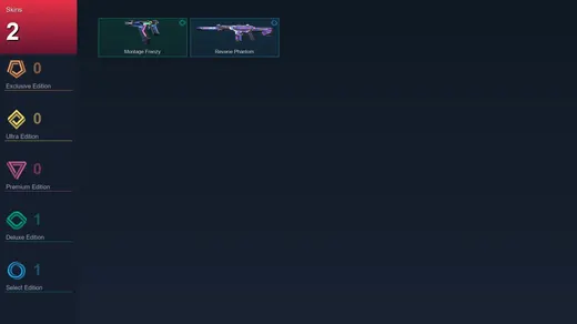 EU | Montage Frenzy | Reverie Phantom | 2 Skin | 18 Agent | 22 Buddy | Lv59
