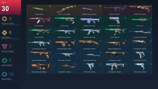EU | Comet Sword | RGX 11z Pro Blade | Bubble Pop Light Stick | Reaver Phantom | 30 Skin | 14 Agent | 26 Buddy | Lv40