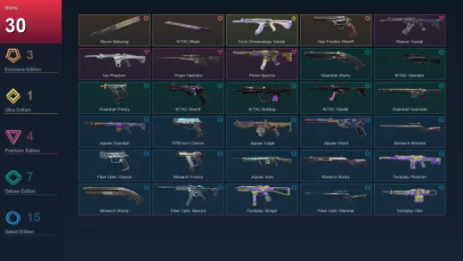 EU | Recon Balisong | K/TAC Blade | Neo Frontier Sheriff | Evori Dreamwings Vandal | 30 Skin | 23 Agent | 47 Buddy | Lv90