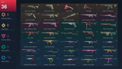NA | RGX 11z Pro Operator | RGX 11z Pro Classic | Gaia's Wrath | .SYS Melee | 36 Skin | 23 Agent | 61 Buddy | Lv91