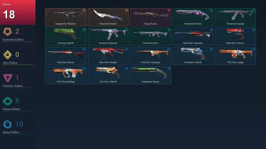 AP | Singularity Phantom | Hivemind Sword | Origin Bucky | Hivemind Shorty | 18 Skin | 27 Agent | 75 Buddy | Lv139