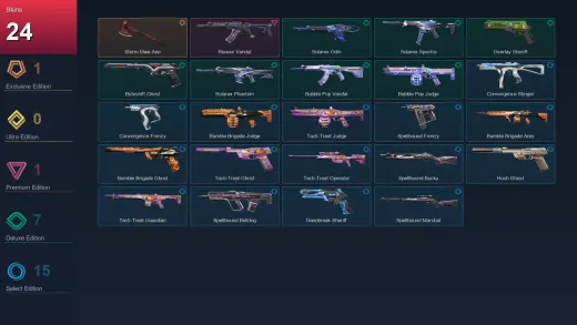 EU | Storm Maw Axe | Reaver Vandal | Solarex Odin | Solarex Spectre | 24 Skin | 28 Agent | 51 Buddy | Lv92